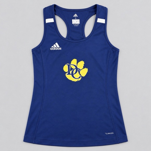 adidas Tops - Adidas Team 19 ClimaCool Women's Racerback Tank Navy Paw Print Size S DY8869